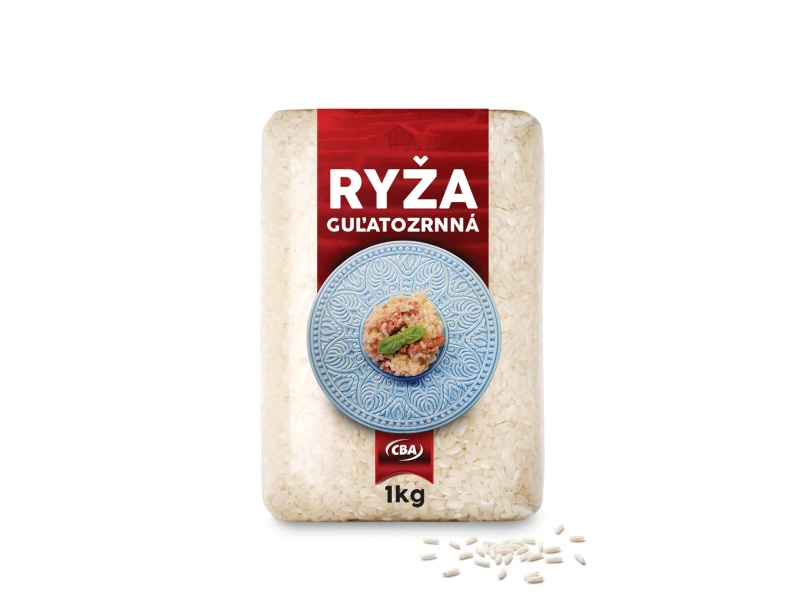 Ryža guľatozrnná CBA 1kg