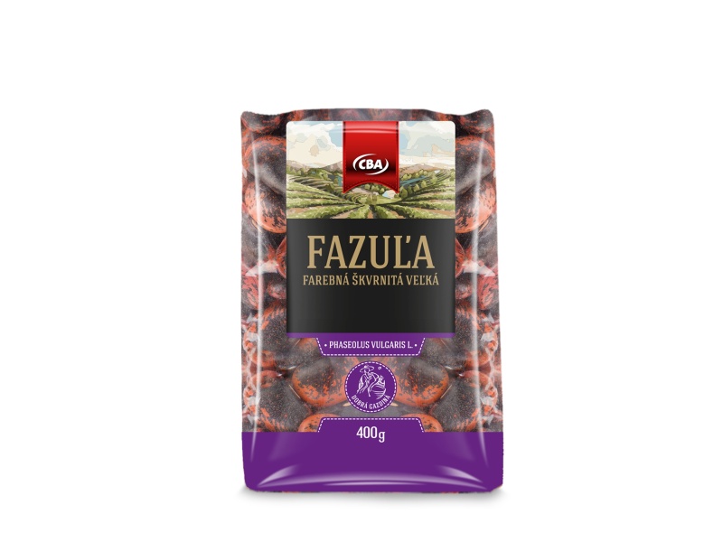 Fazuľa veľká farebná škvrnitá CBA 400g