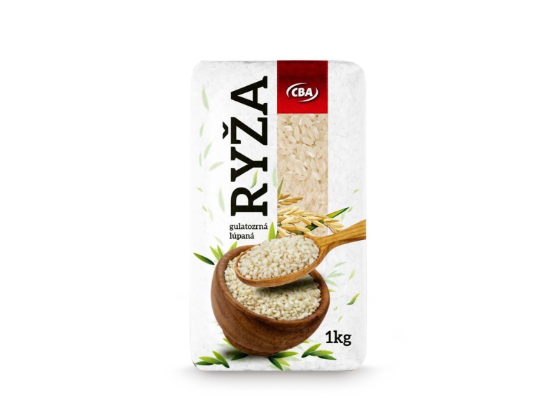 Ryža guľatozrná (fólia) CBA 1kg