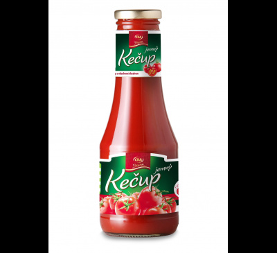 Kečup jemný (v skle) CBA Premium 530g