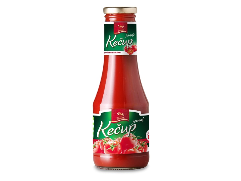 Kečup jemný (v skle) CBA Premium 530g