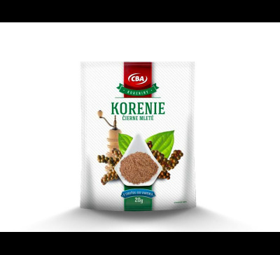 Korenie čierne mleté CBA 20g