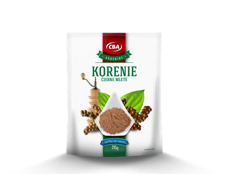 Korenie čierne mleté CBA 20g
