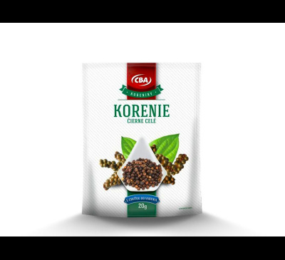 Korenie čierne celé CBA 20g