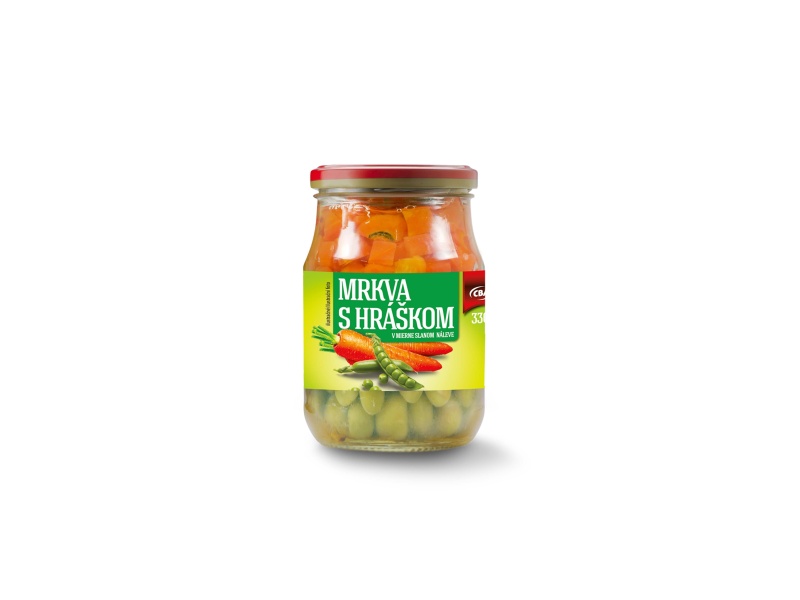 Mrkva s hráškom CBA 330g