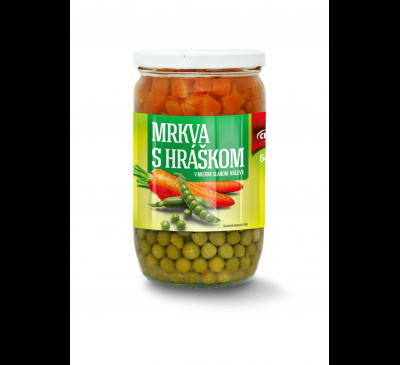 Mrkva s hráškom CBA 640g