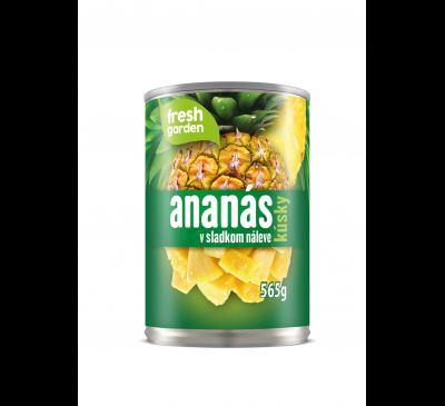 Fresh Garden ananás kúsky v sladkom náleve CBA 565g