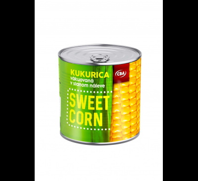 Kukurica vákuovaná v slanom náleve sweet corn CBA 150g