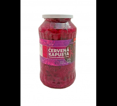 Červená kapusta v korenenom sladkokyslom náleve CBA 640g