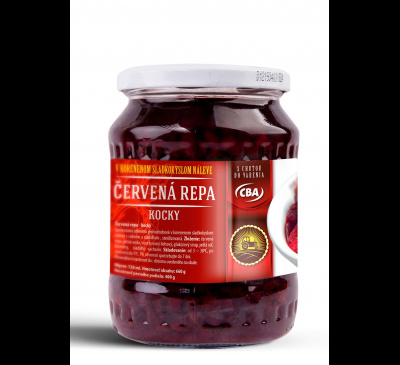 Červená repa kocky 720ml