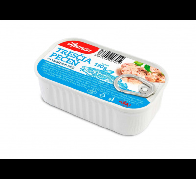 Hamča Treščia pečeň vo vlastnom oleji CBA 120g 