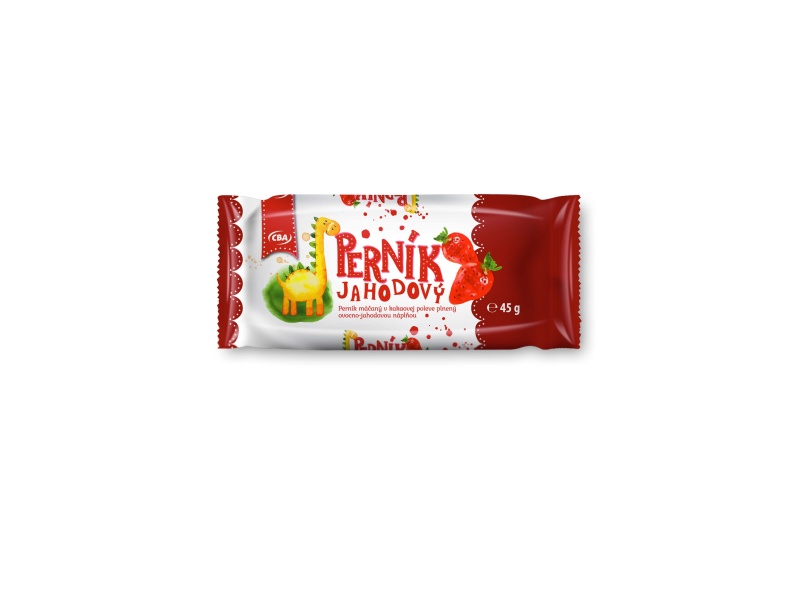 Perník jahodový CBA 45g