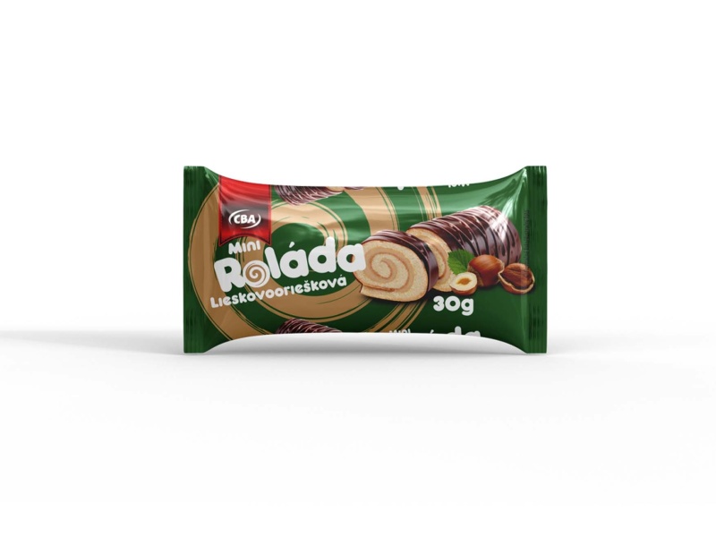 CBA Mini roláda lieskovooriešková 30g