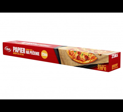 CBA Papier na pečenie archy 25ks