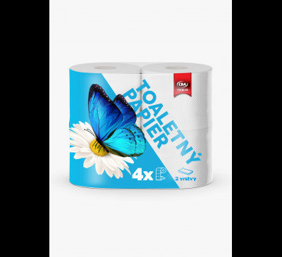 Toaletný papier 2-vrstvový CBA Premium 4x23m