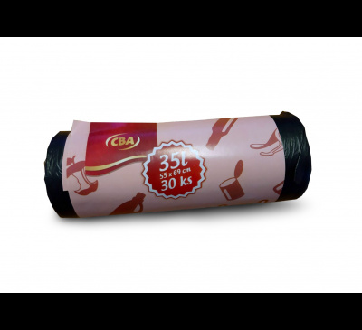 Vrecia na odpad 35l CBA 30ks