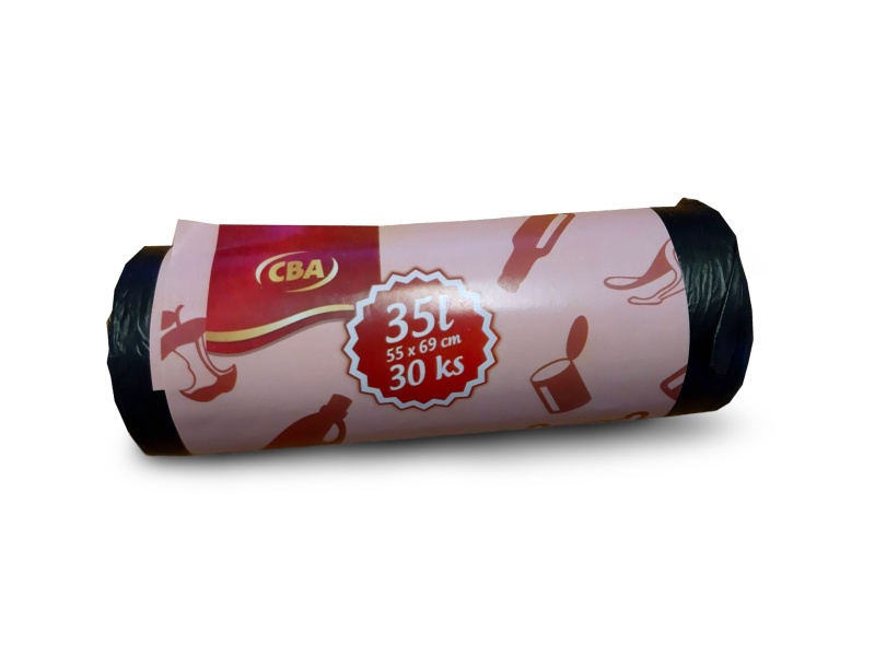 Vrecia na odpad 35l CBA 30ks
