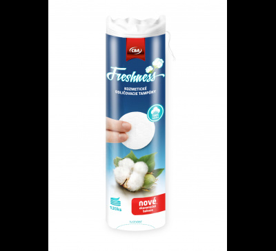 Freshness kozmetické odličovacie támpóny 100% bavlna CBA 120ks
