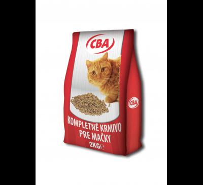 Kompletné krmivo pre mačky granule CBA 2kg