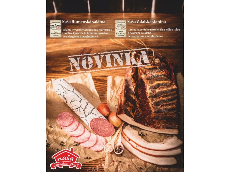 Naša Humenská saláma-novinka
